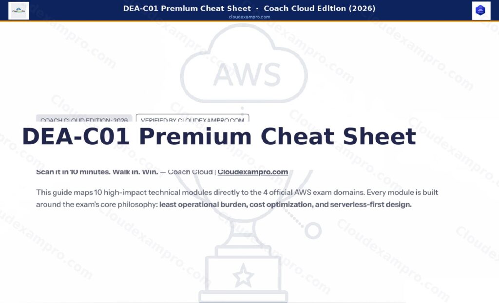 AWS DEA-C01 Exam Topics and Domains (2026): What’s Tested
