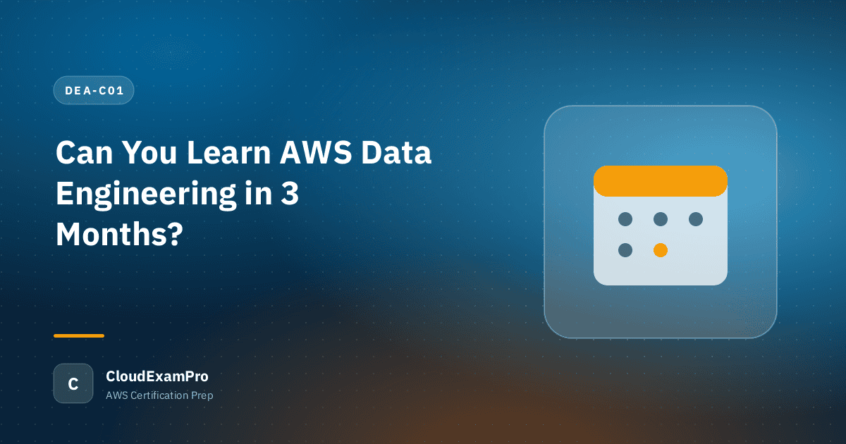 Can You Learn AWS Data Engineering in 3 Months?