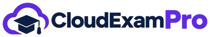 CloudExamPro logo with prominent purple Pro wordmark